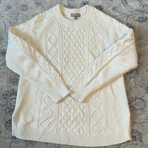J Crew Cable Knit Sweater Size Smal